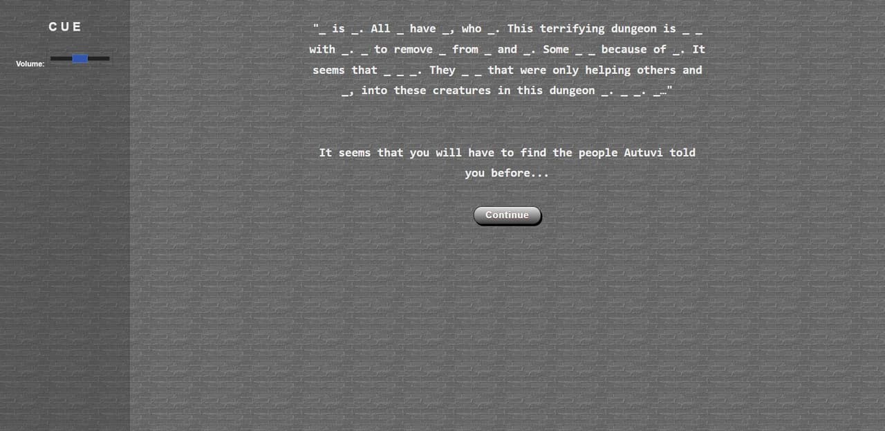 C U E screenshot 2
