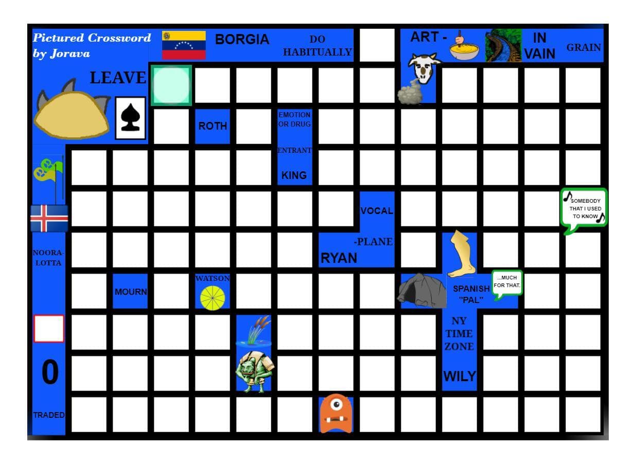 Pictured Crossword - 2022 February