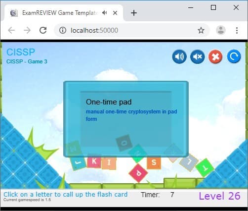 CramFLASH CISSP 40 Random Flashcards App