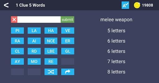 1 Clue 5 Words - Word Game screenshot 6