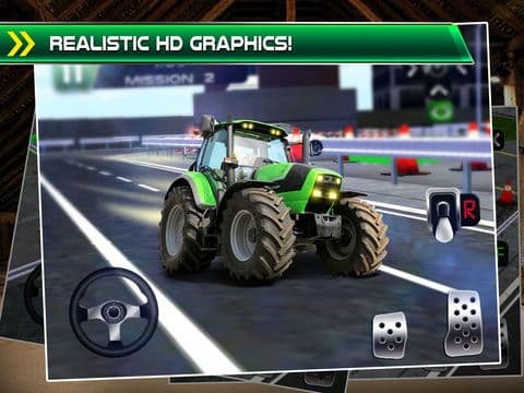 Farming Truck Parking Simulator - 3D Real Farm Car Driving & Park Racing Sim Games