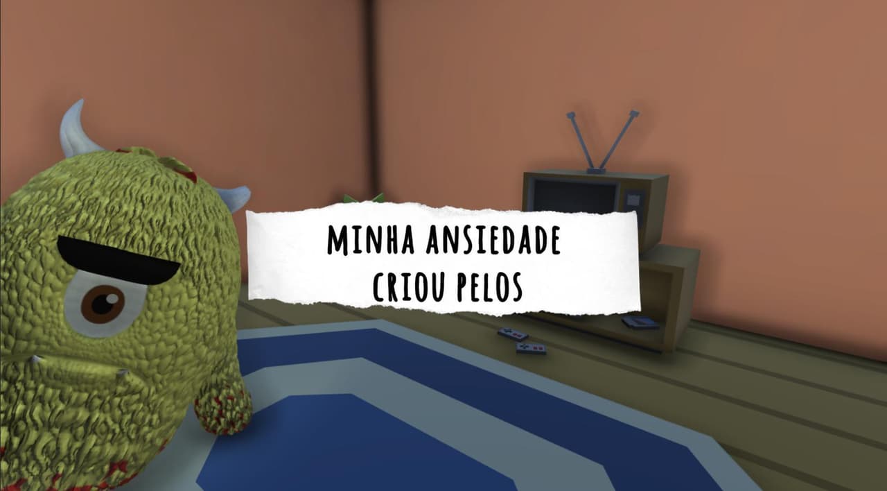 Minha ansiedade criou pelos!