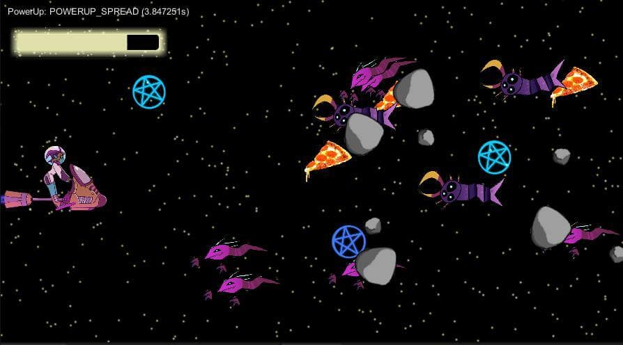 Pizza Delivery Space Witch screenshot 2