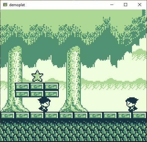Double jump example screenshot 2
