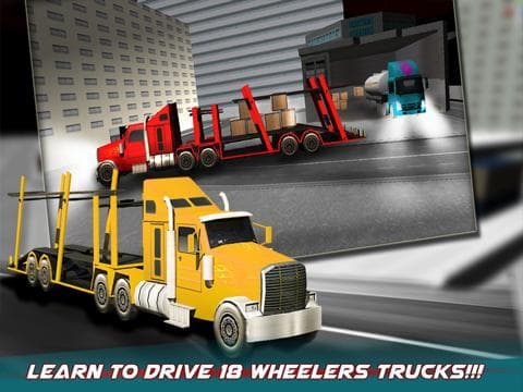 18 Wheeler Truck Driver Simulator 3D – Drive out the semi trailers to transport cargo at their destination screenshot 3