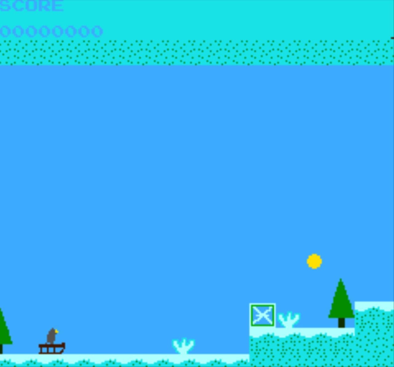 NES Sledding screenshot 2