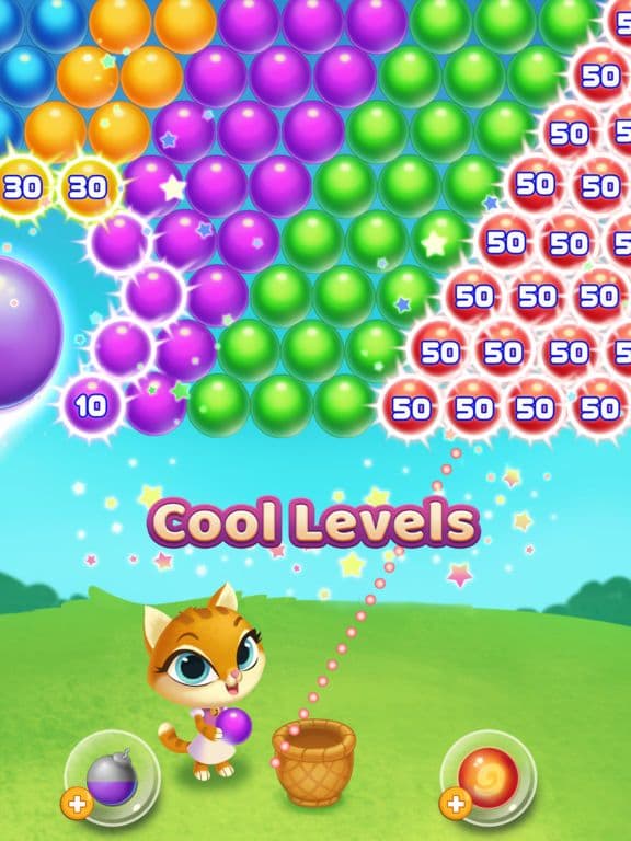 Kitty Pop Bubble Shooter screenshot 5