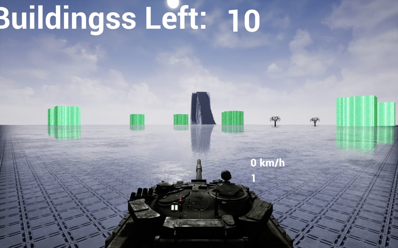 Destructive Tank Simulator Game