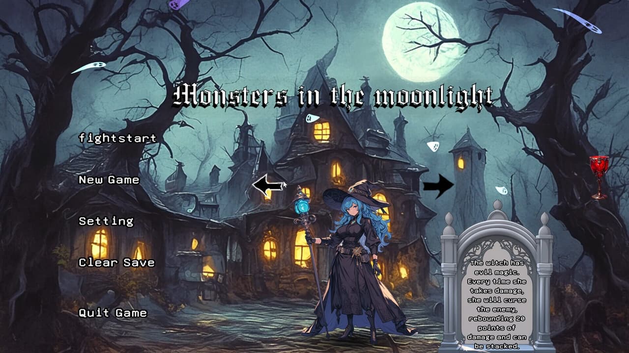 Monsters in the Moonlight: Tetris