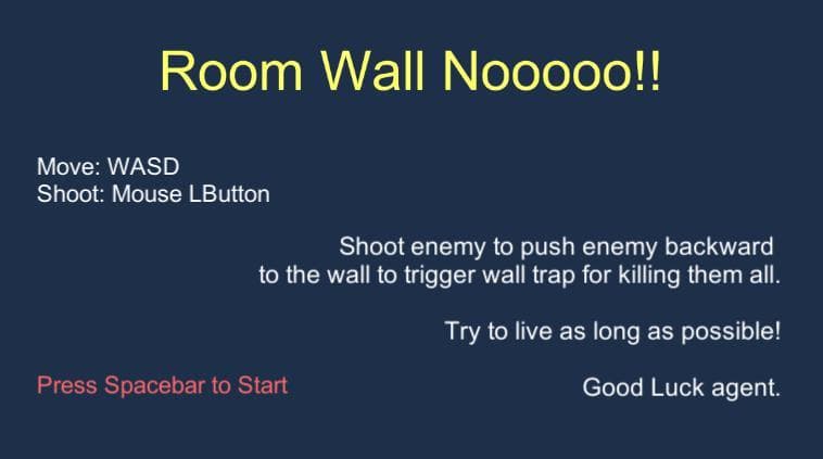 Room Wall Noooooo!!