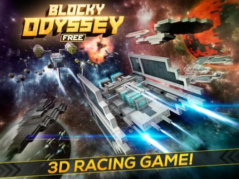 Blocky Odyssey | Space Ship Exploration Trek (Free Game) screenshot 2