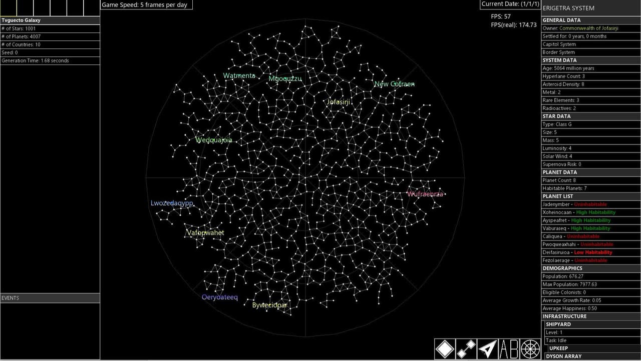 Astropolitica screenshot 3