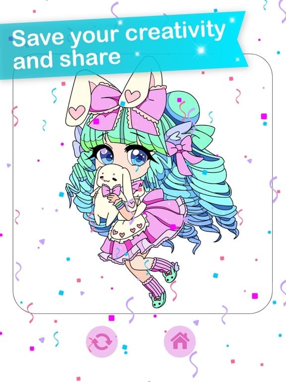 Kawaii Anime Coloring Book screenshot 5