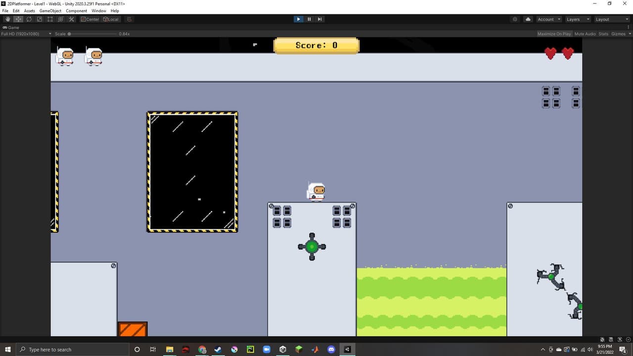 2D Platformer Modifications (Jackson_Pawlicki) screenshot 2
