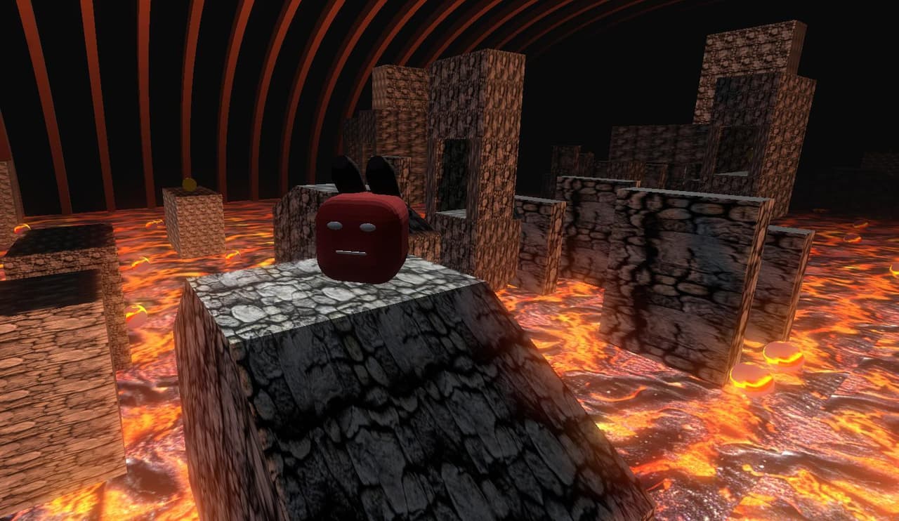 Fire Rocket Lava Dungeon screenshot 3