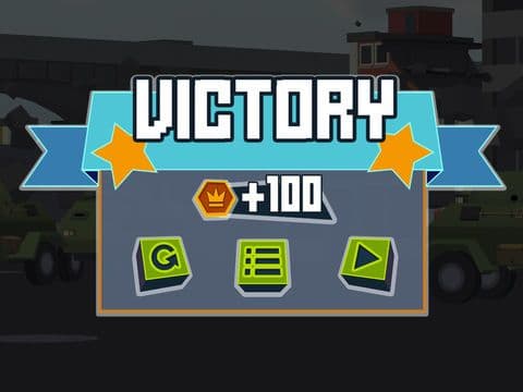 Cube Tanks - Blitz War 3D