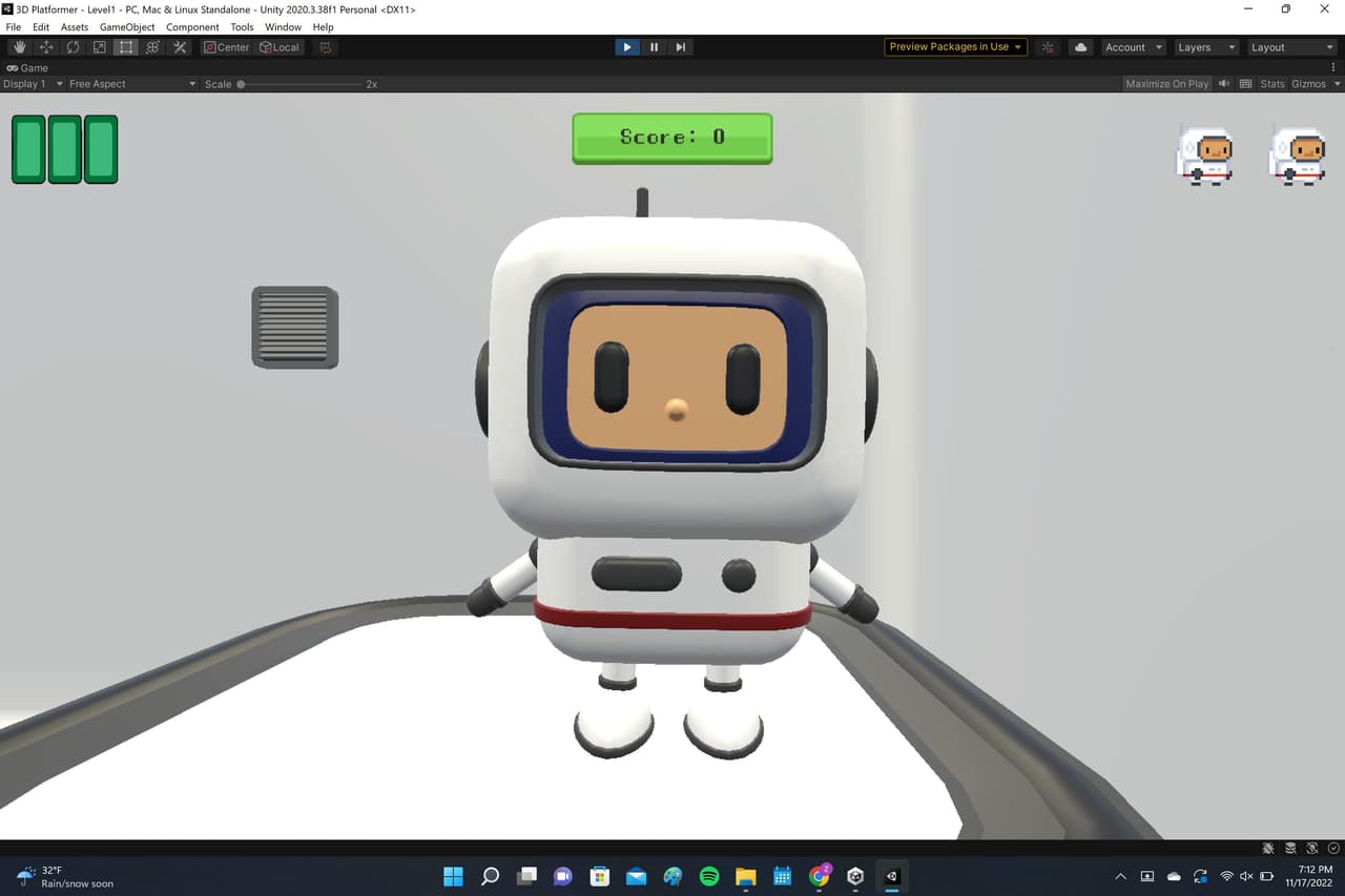 3D Platformer (mcken288) screenshot 3