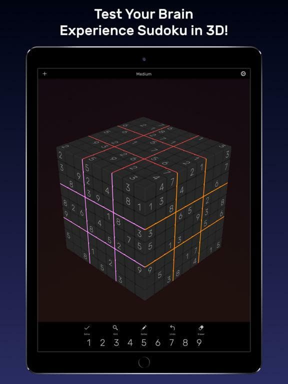 Sudoku Evolved - 3D Puzzles screenshot 2