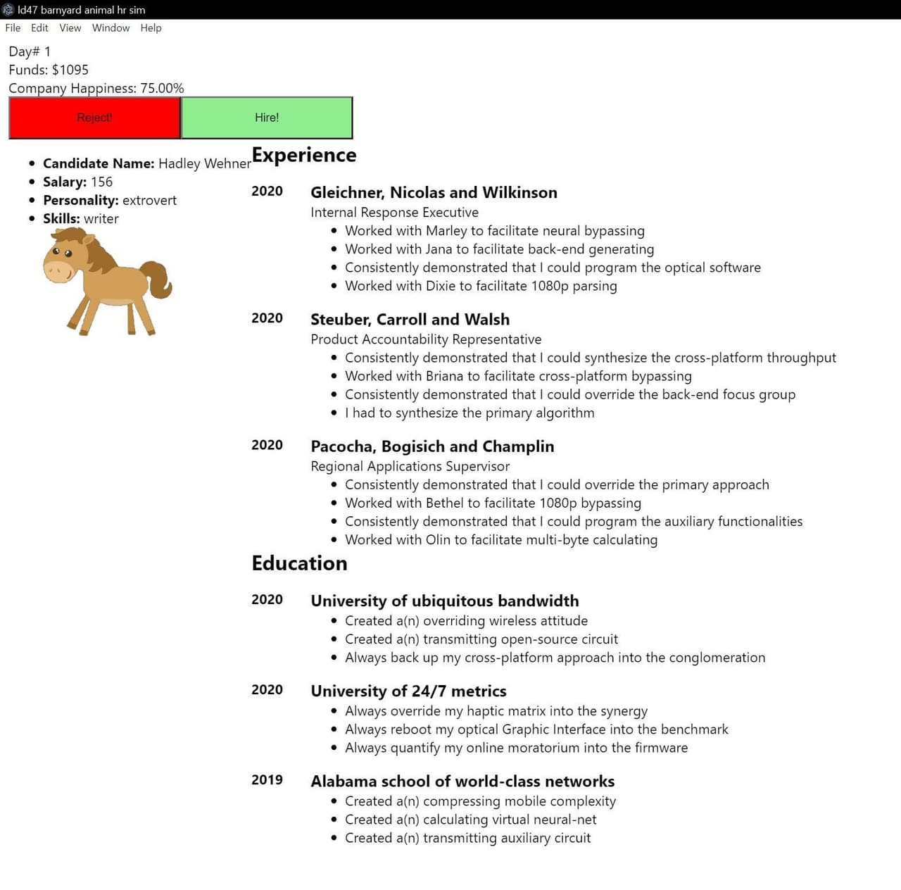 Barnyard Animal HR Sim screenshot 4