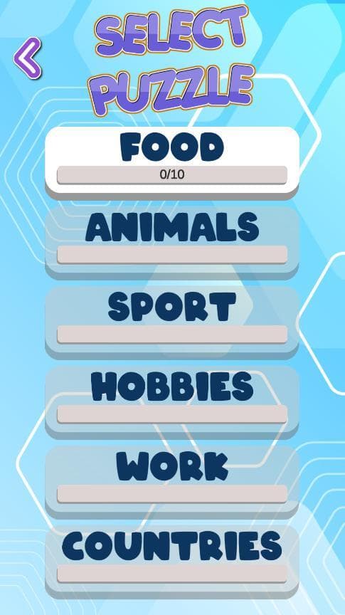 Word Search unity game android screenshot 3