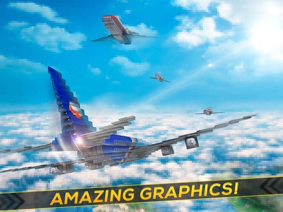 Mine Passengers: The Air Craft Flying Game screenshot 3