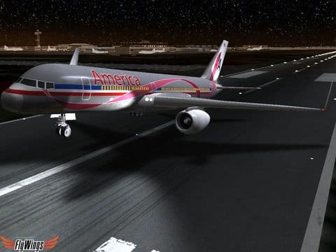 Flight Simuator New York FlyWings Night Fly 2015 Free screenshot 3