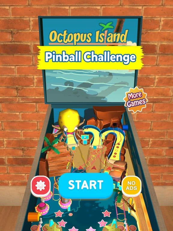Pinball Challenge - Octopus Island 3D screenshot 2