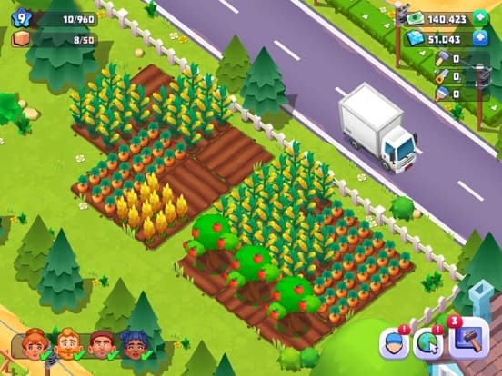 Supermarket Village—Farm Town