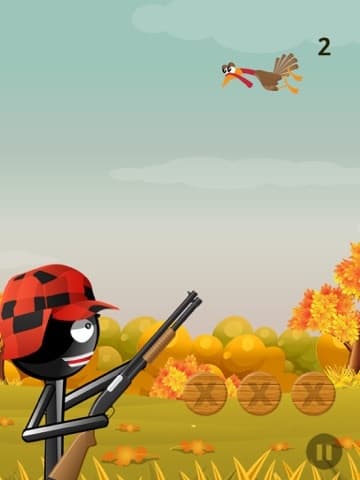 Stickman Turkey Hunter - a Thanksgiving Shooter! screenshot 6