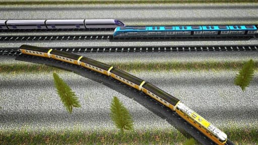 Euro Train Simulator 3D screenshot 2