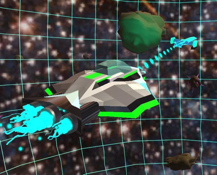 Melee Asteroids Prototype