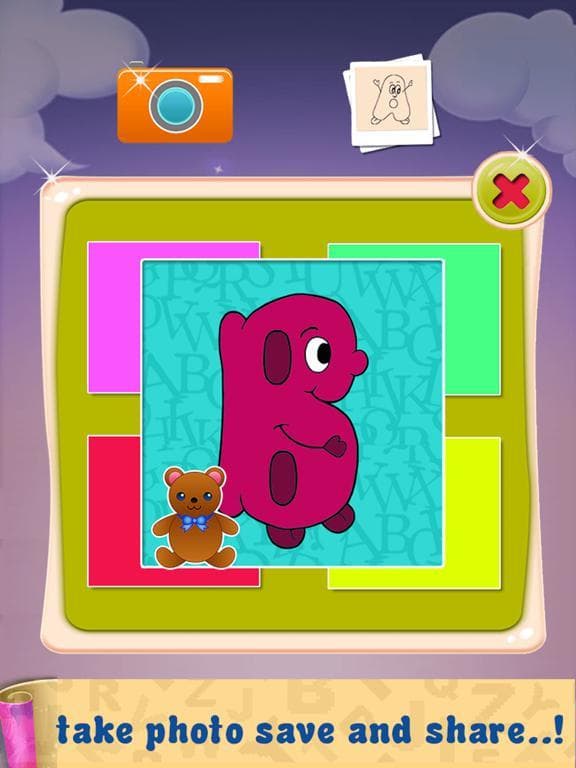 Kids Coloring Book For Alphabets screenshot 5