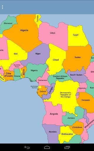 Africa Map Puzzle screenshot 4