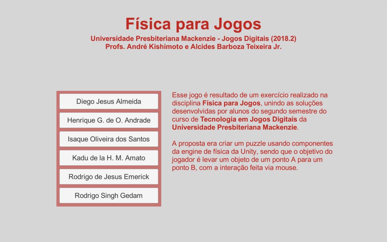 Física para Jogos (UPM 2018.2)