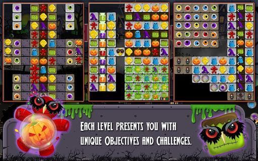Halloween Drops 4 - Match three puzzle screenshot 3