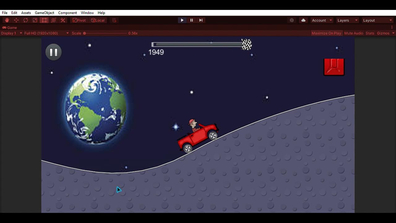 Hill Climb Racing(Clone) screenshot 5