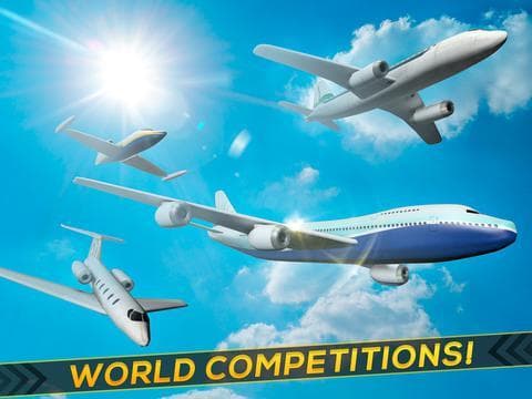 3D Infinite Airplane Flight - Free Plane Racing Simulation Game screenshot 3