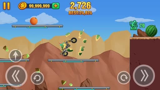 Hill Dismount - Smash the Fruits screenshot 6