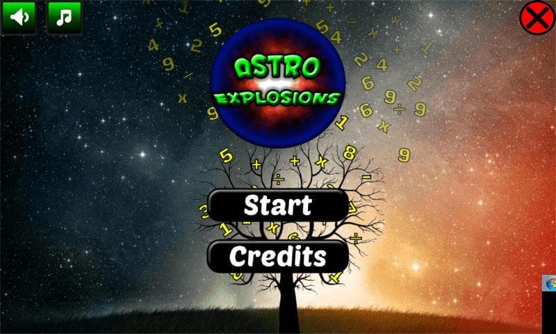 Astro Explosions (aka Space Memory Math) screenshot 2
