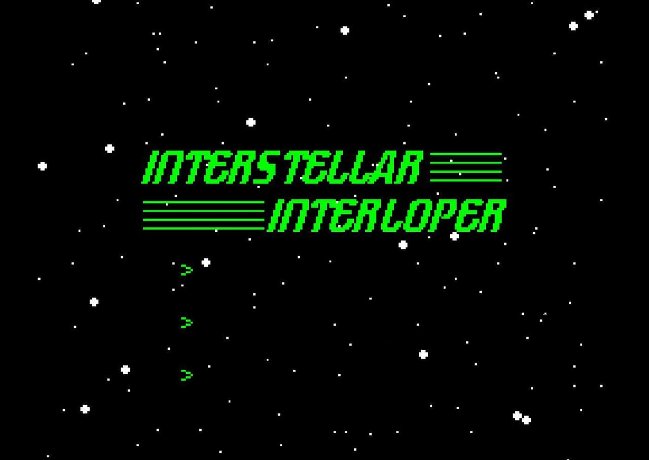 Interstellar Interloper