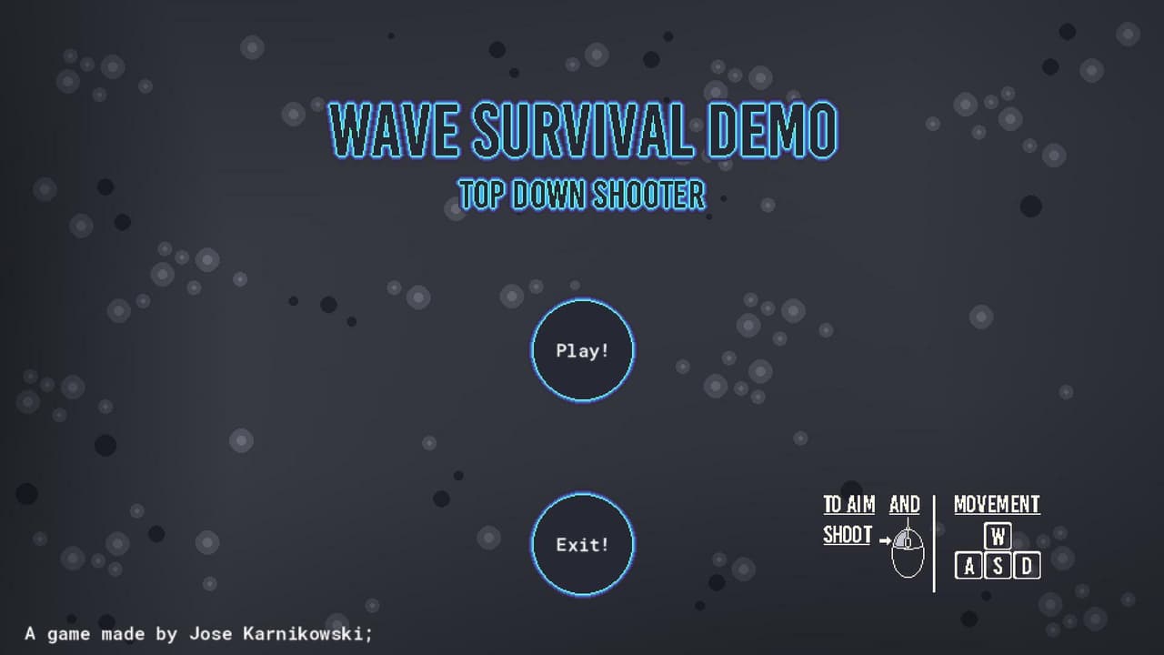 Wave Survival Demo - Top Down Shooter screenshot 2