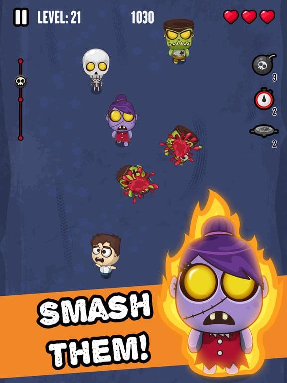 Zombie Invasion - Smash em All! screenshot 3