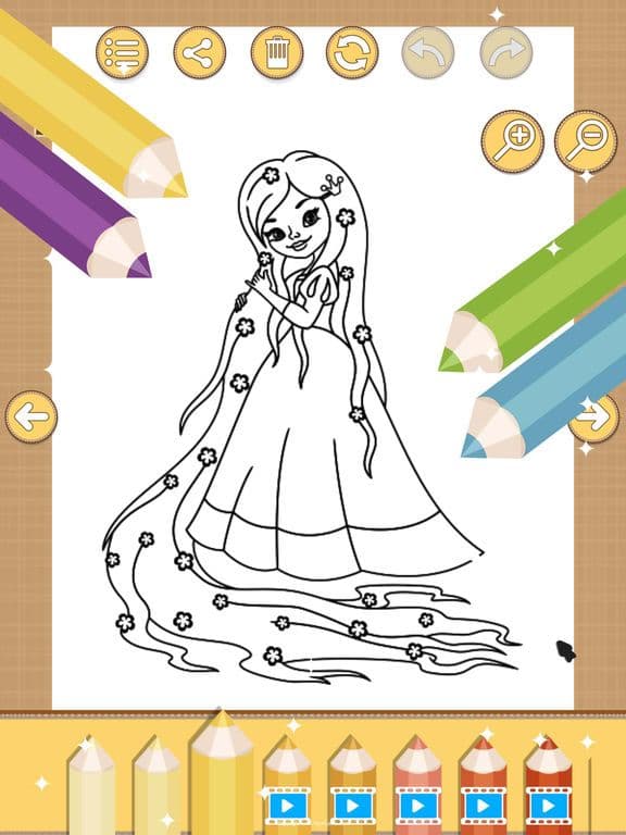 Color My Sweet Little Princess screenshot 3