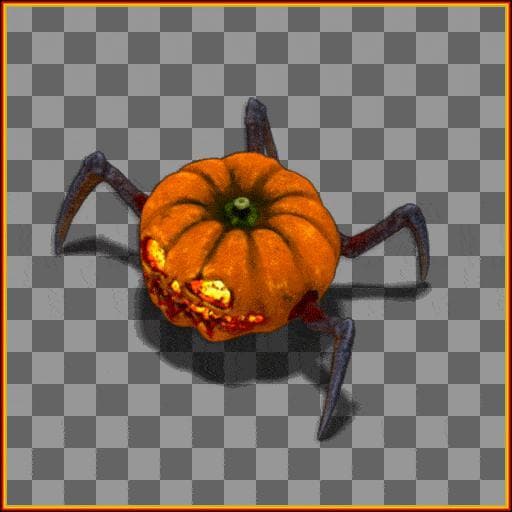 Animated Isometric Halloween Pumpkin Spider screenshot 3