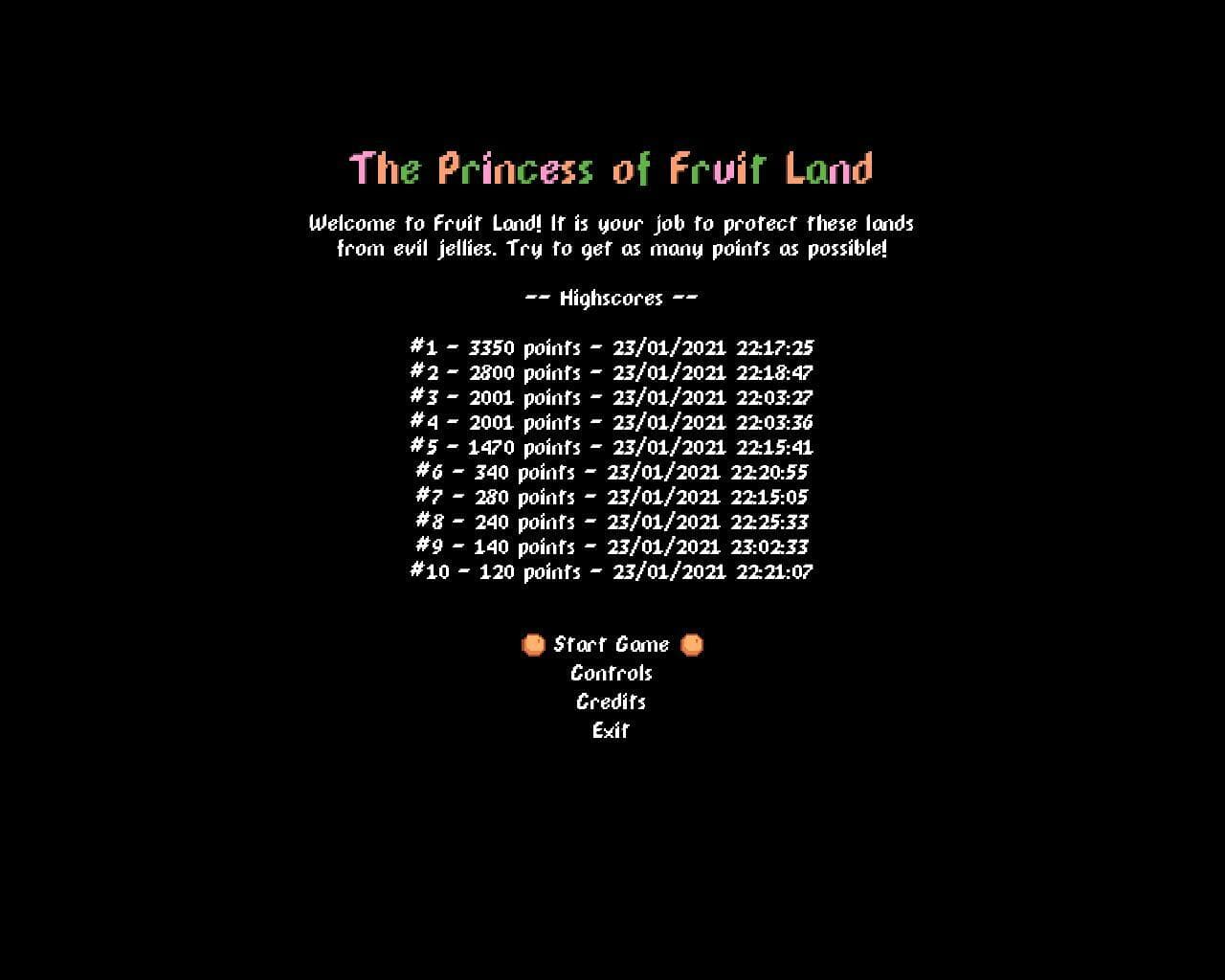 The Princess of Fruit Land screenshot 2