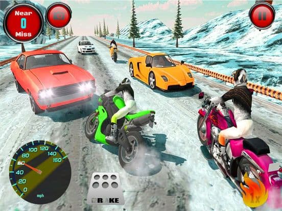 Motorbike Highway Racing 3D screenshot 2