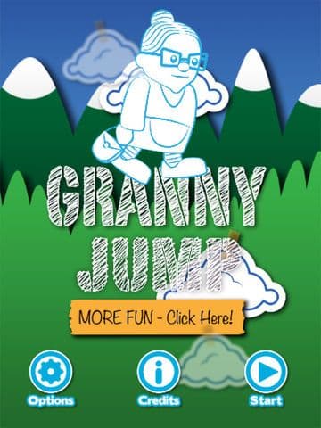 Granny Jump - Steep, Crazy Dive, lady, bungee screenshot 2