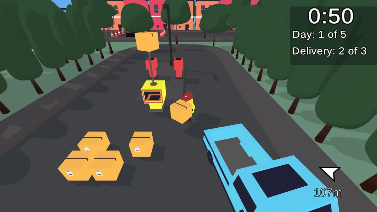 Package Panic: Always On Time (LD46) screenshot 3
