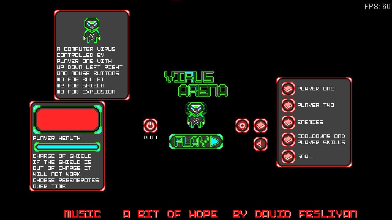 VirusArena[Core Java] screenshot 2