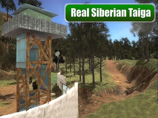 Russian Offroad Jeep Simulator - Drive your SUV in Russian Taiga! screenshot 2